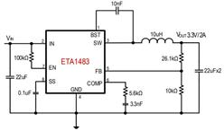 2A, 18VЧͬѹƵ-ETA1483S8A-SOP-8-о