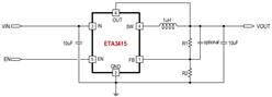 ETA3415DCG-DFN1.6x1.6-6 1A, 3MHzѹת