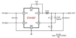 ETA1667FSG-SOT-563 17V, 3A Чͬѹ任
