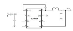 о-SCT9323STDR-3.8V-32V 2AͬѹDCDCת