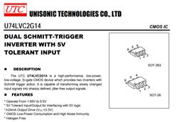 U74LVC2G14G-SOT-363 ˫ʩش5v