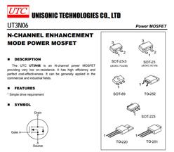 UTC-UT3N06G-SOT-23 nͨǿģʽ