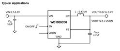 ѹDC-DCת-WD1050C08-װCSP-6L