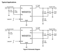 2ḺģʽBuck任-WD10721V-װSOT-563