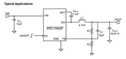 28V 2A ѹDC/DC任-WD1502F-װTSOT-23-6L