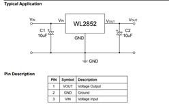 Willsemi/Τ-WL2852K-ѹ ;ֹLDO