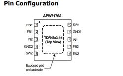 ANPEC/ï-APW7176A-˫1.5MHz, 1Aͬѹת