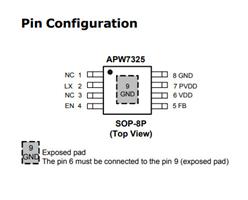 5A 5V 1MHzͬѹת-APW7325-װSOP-8P