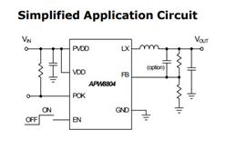 3A 5V 1MHzͬѹת-APW8804-ڹӦ