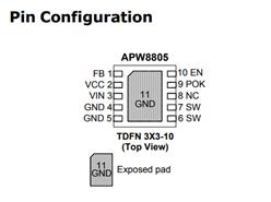 ANPEC/ï-APW8805-3A 5V 1MHzͬѹת