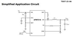 24V 3A 500kHzͬѹת-APW7315-װTSOT-23-8A