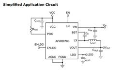 ѹ5.1V-APW8878B8Aͬѹ任100mA LDO-