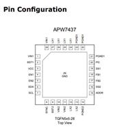 ˫ͨͬģʽPWM任-APW7437-װTQFN5x5-28