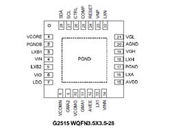 TFT-LCDɵԴ-G2515UG1U-K-WQFN3.5X3.5-28