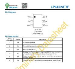 LP6452AF ΢Դͬѹת SOT563(FC)װ