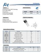 FKP6048A N60VٿMOSFET