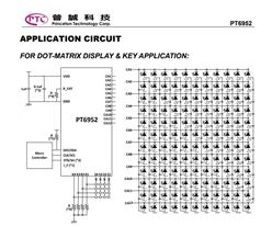 PCTճ PT6952 SOP28 LED