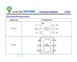 LPSemi΢Դ LP3321B6F ׹LEDоƬ